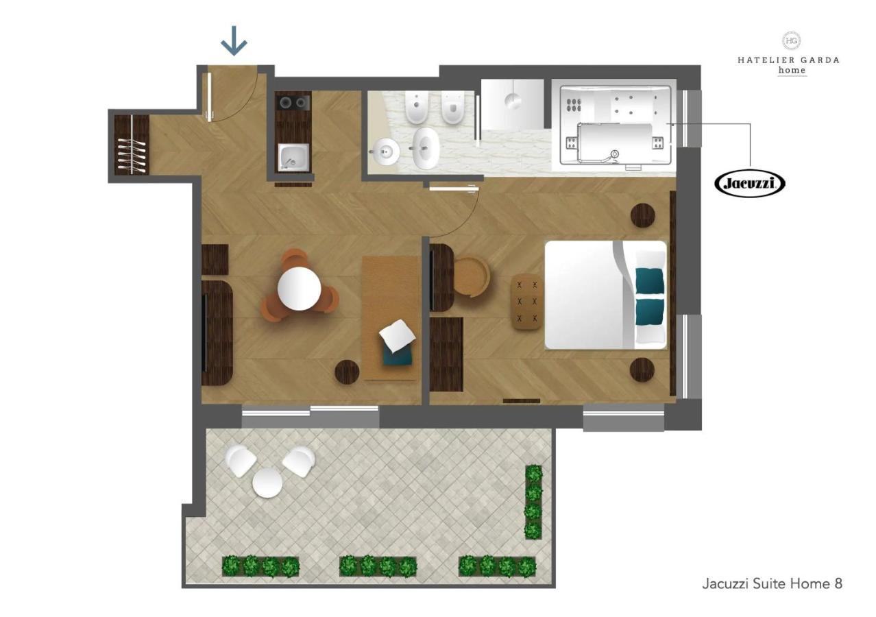 Jacuzzi Suite Home By Enjoy Garda Hotel Peschiera del Garda Exteriör bild